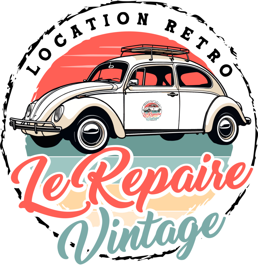 logo voiture ancienne, voiture vintage, location, voiture ancienne, road trip Baie de Somme, Repaire vintage, Baie de Somme, escapade rétro, voiture de collection, charme rétro, week-end vintage, côte picarde, Hauts-de-France, vacances rétro, automobile, tourisme vintage